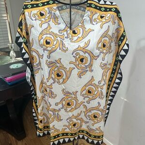 Vibrant Patterned Kaftan